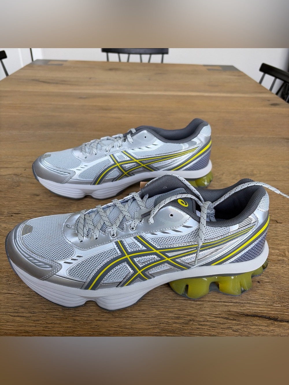 Size 12 Men’s ASICS Gel Kinetic Fluent Glacier Grey 1203A591-020 - Picture 3 of 9